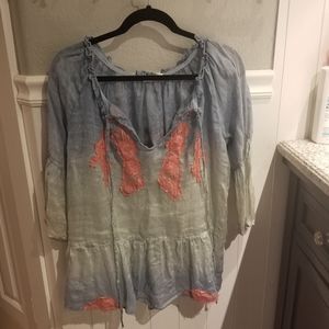 Sundance gauze boho shirt